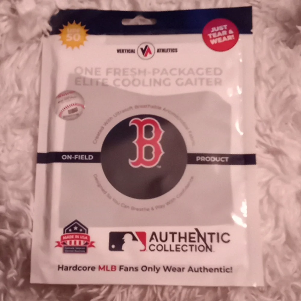 VERTICAL ATHLETICS ELITE COOLING GAITER BOSTON RED SOX BRAND NEW
